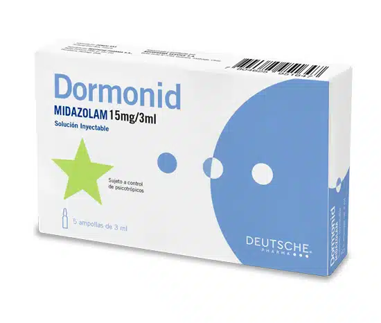 Dormonid - Midazolam Inyectable 15mg - 3ml