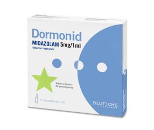 Dormonid - Midazolam Inyectable 5mg - 1ml