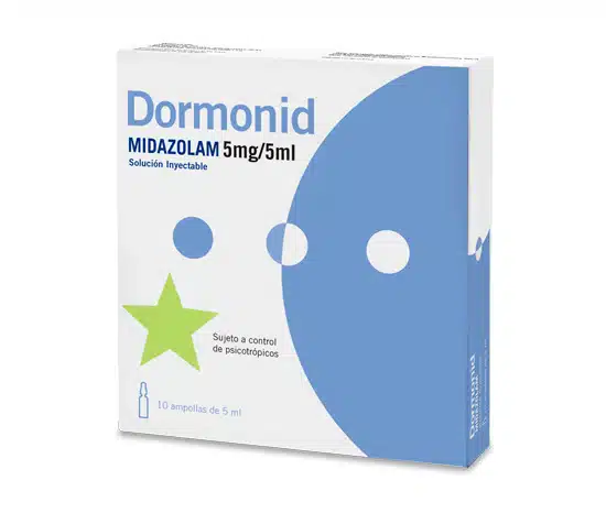 Dormonid - Midazolam Inyectable 5mg - 5ml