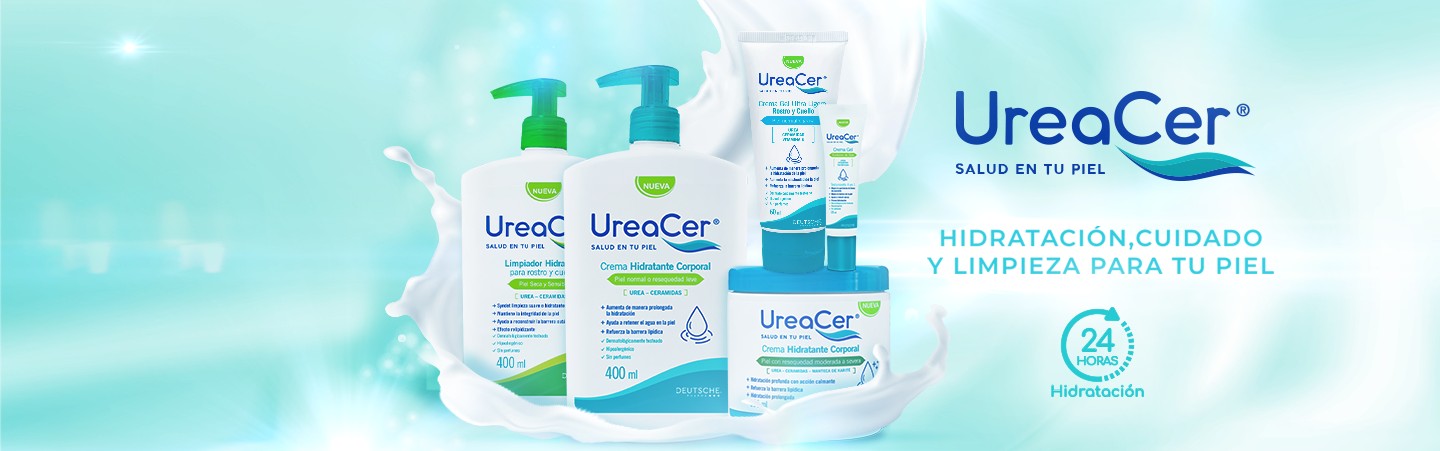 Hidratación y Syndet limpieza Ureacer