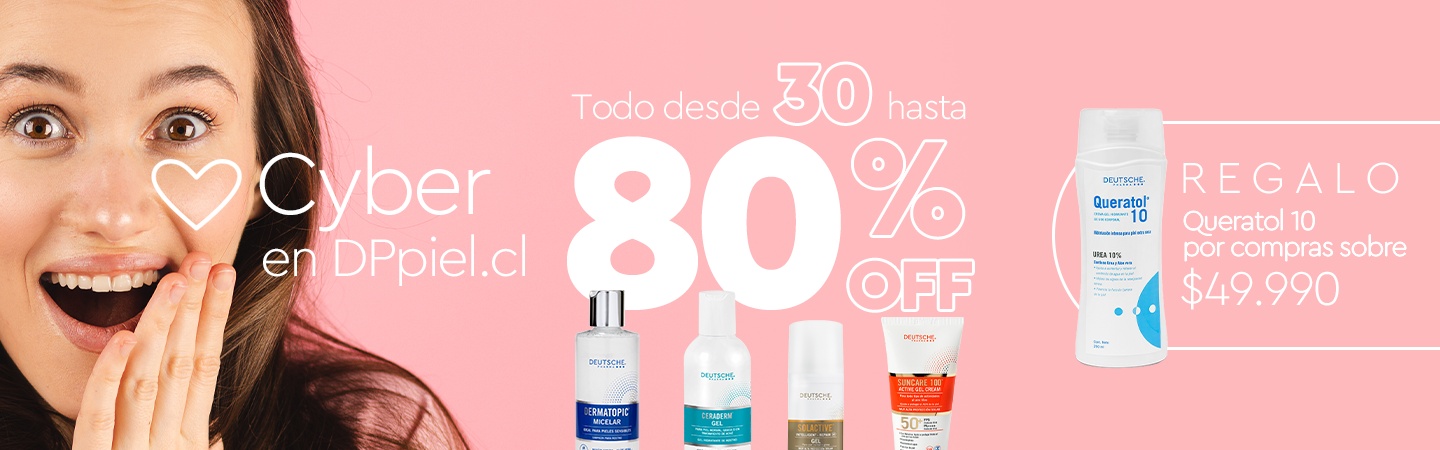 Cyber Ofertas Hasta 80% de descuento en tu fotoprotección